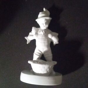 Vintage ceramic Dresden German boy figurine